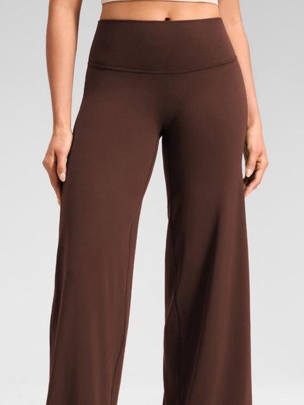 Wide Leg Brown Women's Pants
